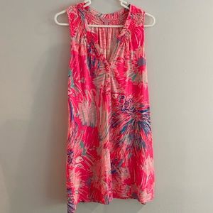 Lilly Pulitzer, Pink Dress, 60% Cotton, 40% Modal
